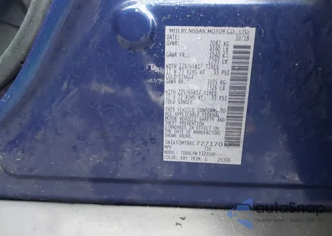 2019 Nissan Rogue S from USA, damaged, VIN 5N1AT2MT8KC727170